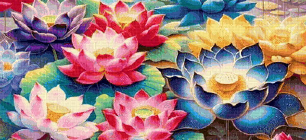 Lotus - lotus, fleur - предпросмотр