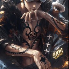 Схема вышивки «Трафальгар Ло»