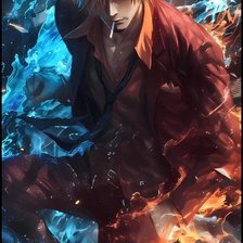 Схема вышивки «Санджи»