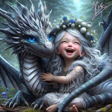 Схема вышивки «дракон»