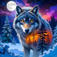 Схема вышивки «живопись»