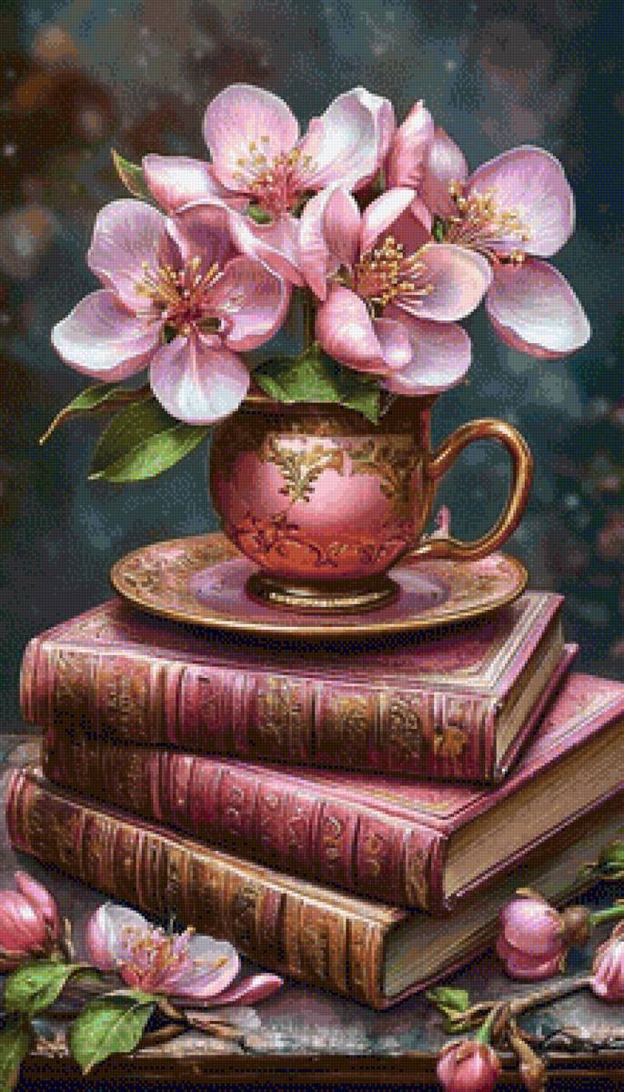 Magnolii si carti - flori - предпросмотр