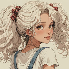 Схема вышивки «Девочка»