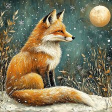 Схема вышивки «Sub clar de luna»