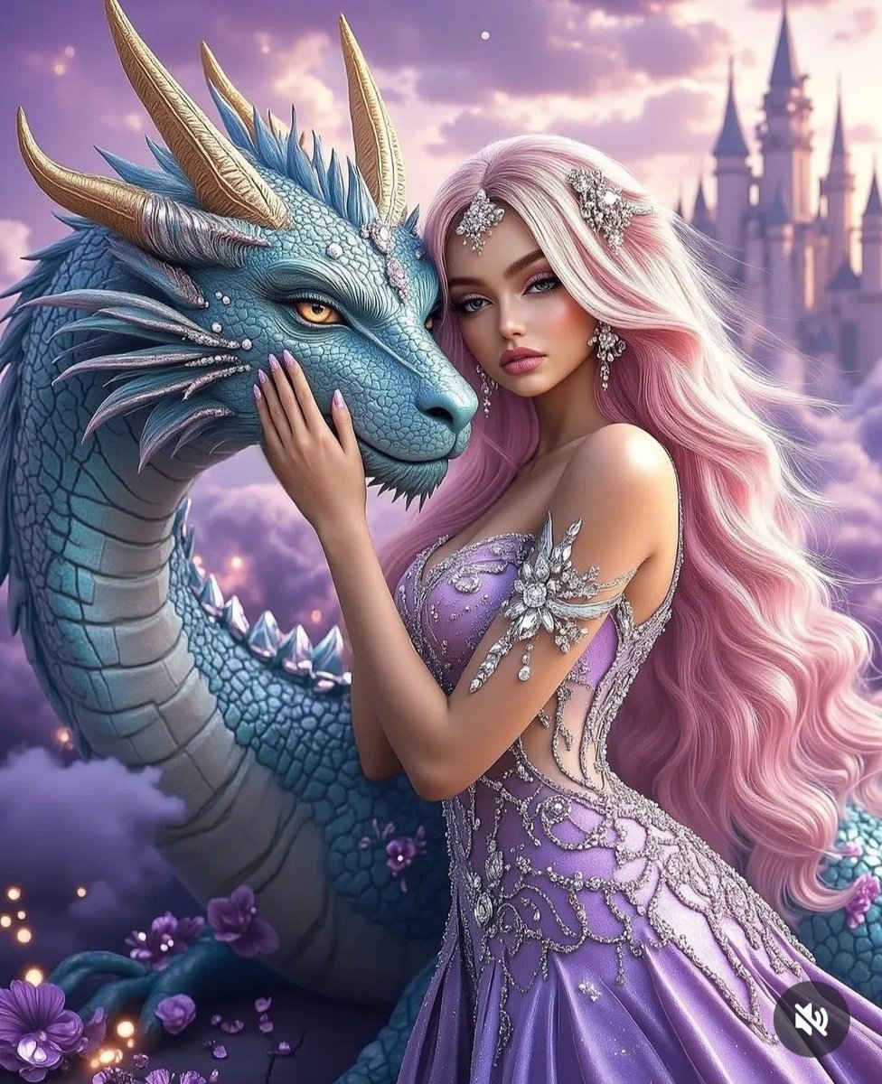 с драконом - девушки - оригинал