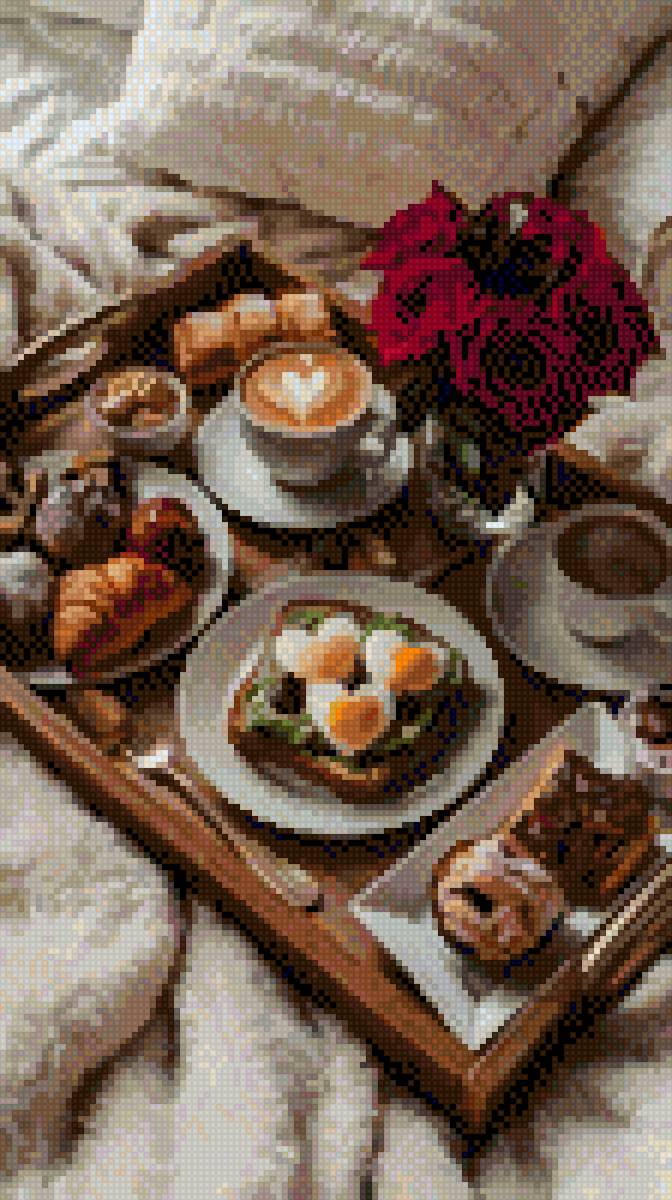 Завтрак в постель - завтрак - предпросмотр