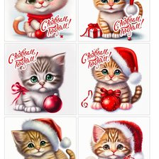 Схема вышивки «Котят»