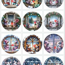 Схема вышивки «Карточки»