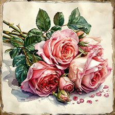 Схема вышивки «Розочки»