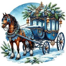 Схема вышивки «новогодняя»