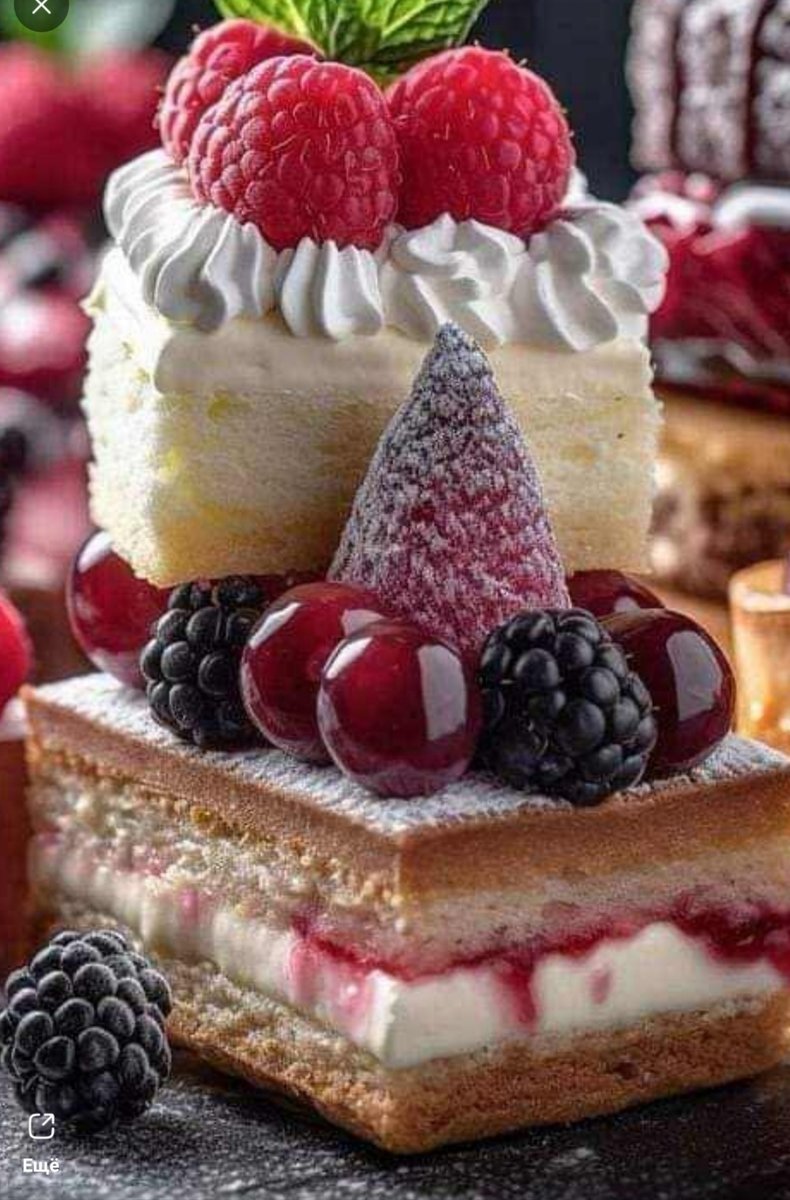 Десерт🍰🍧 - пирожное, для кухни, еда - оригинал