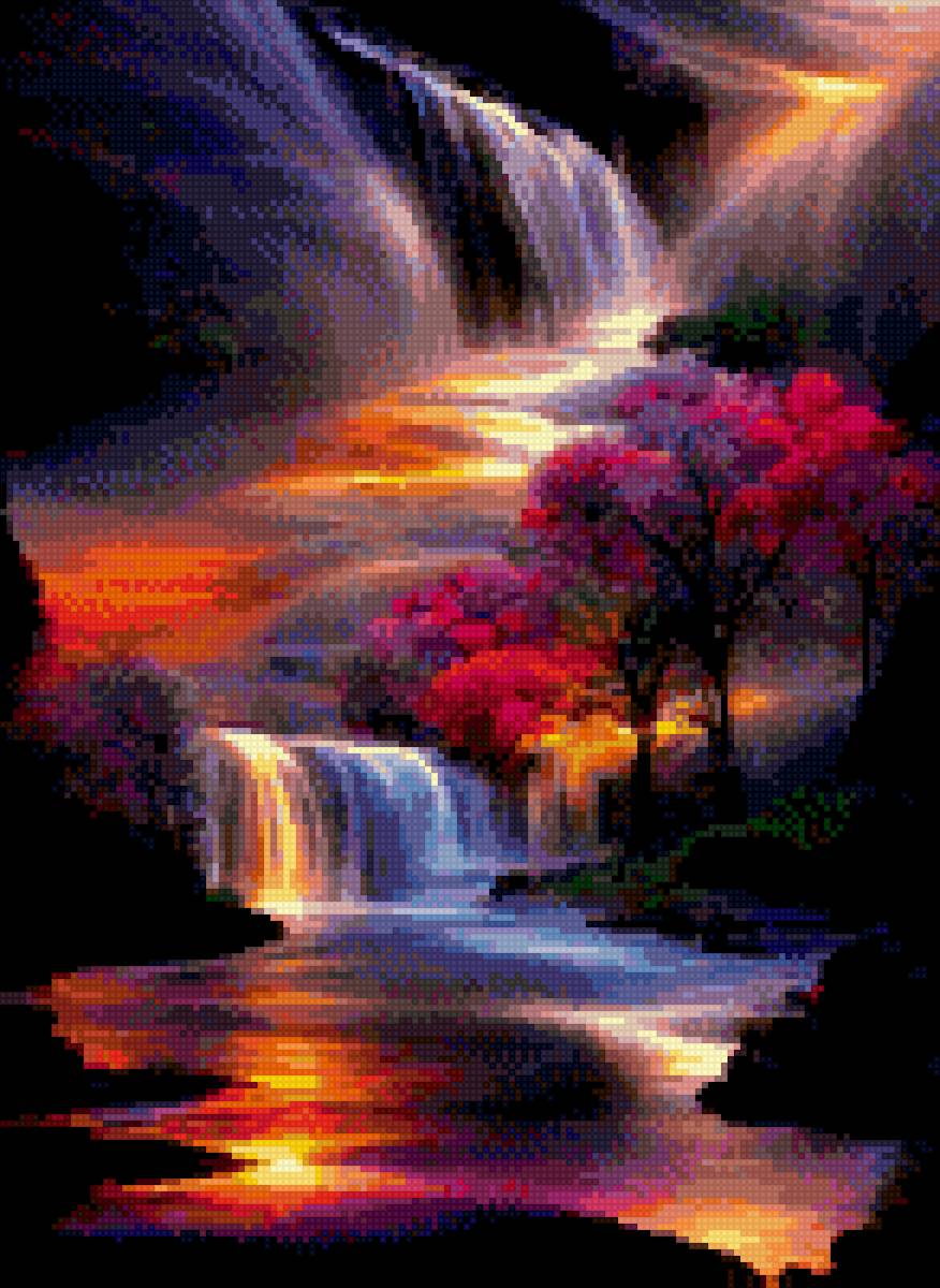 Природа, ночь - 🌙ночь, природа🌿🍃 - предпросмотр