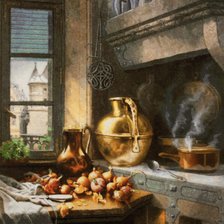 Схема вышивки «Уголок на кухне»