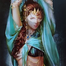 Схема вышивки «Танцовщица»