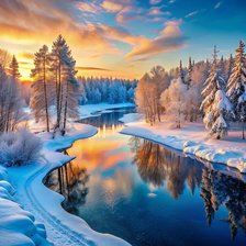 Схема вышивки «Зимняя сказка...»