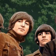 Схема вышивки «BEATLES резиновая душа»