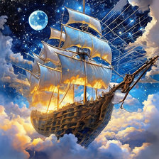 Схема вышивки «Летучий голландец»