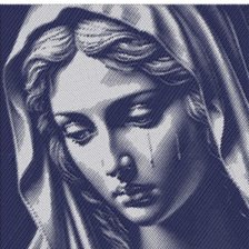 Схема вышивки «Плачущая Дева»