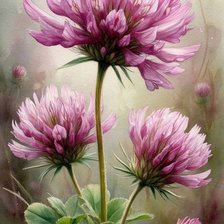 Схема вышивки «Клевер»