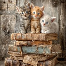 Схема вышивки «Котята. Светлана Белик»