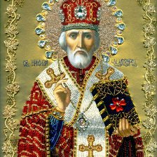 Схема вышивки «Николай чудотворец»