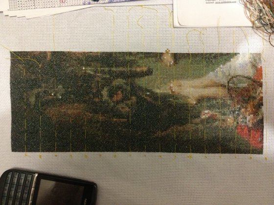 Этап процесса «GK 195 A Summer Pastoral»