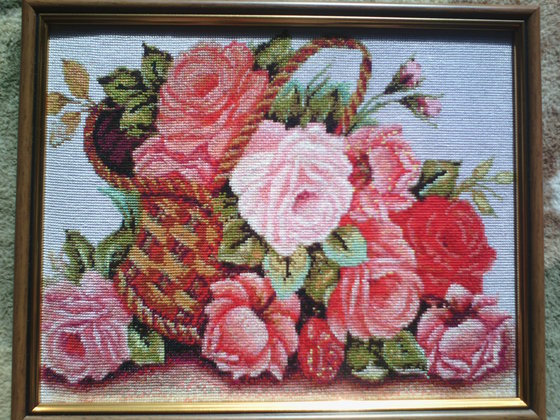 Этап процесса «Корзина роз»