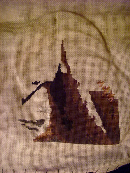 Этап процесса «Портрет коня»