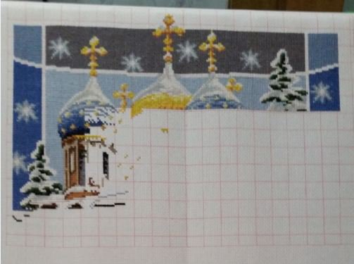 Этап процесса «Рождественские купола»