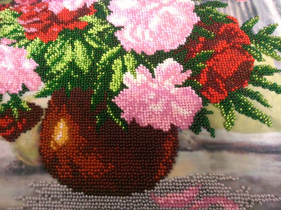 Этап процесса «Цветы радости»