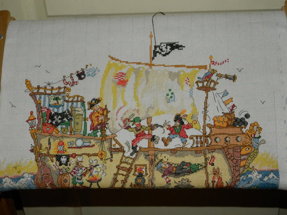 Этап процесса «Пиратский кораблик»