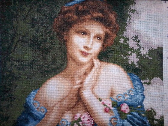 Этап процесса «летняя роза  набор "Золотое Руно"»