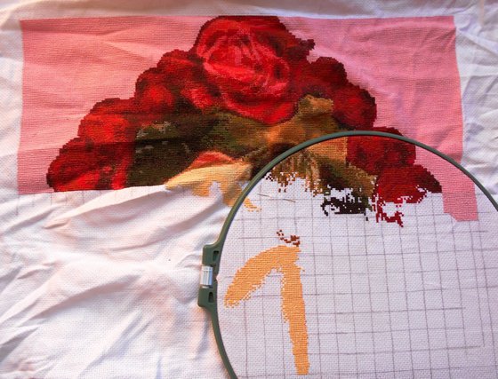 Этап процесса «Красота Роз»