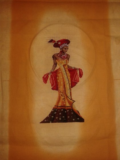 Этап процесса «Африканская мода»