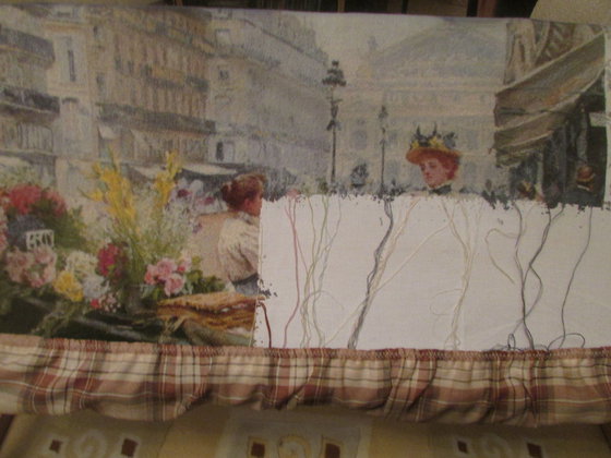 Этап процесса «Продавщица цветов»