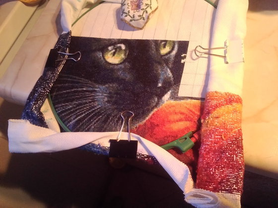 Этап процесса «Кошка от И. Гармашовой. Схема с этого сайта.»