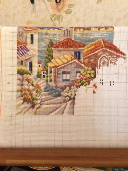 Этап процесса «Греческий дворик»