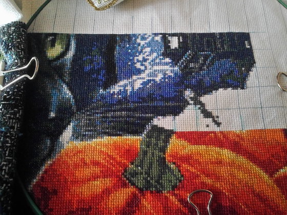 Этап процесса «Кошка от И. Гармашовой. Схема с этого сайта.»