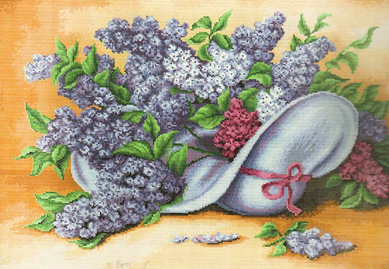 Этап процесса «Весенний букет»