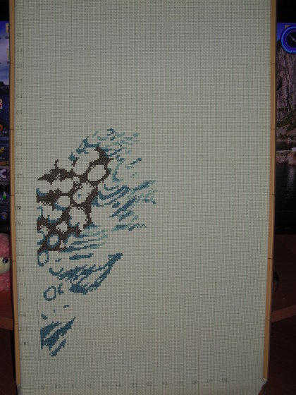 Этап процесса «Индийский павлин»