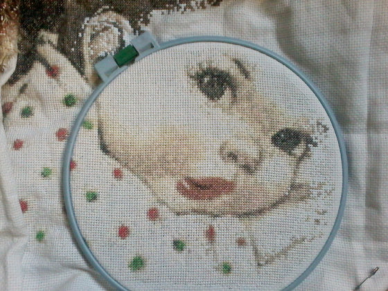 Этап процесса «Малыш и щенок»