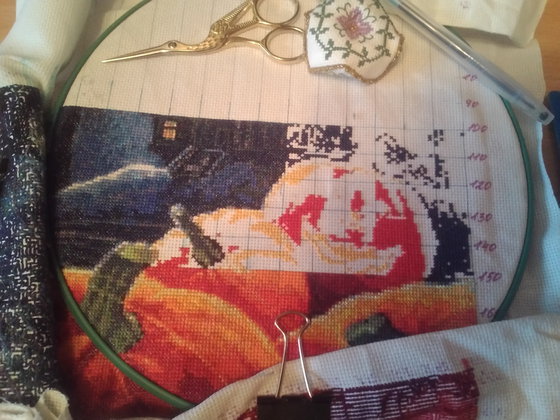 Этап процесса «Кошка от И. Гармашовой. Схема с этого сайта.»