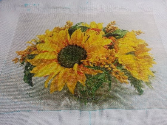 Этап процесса «Подсолнухи»