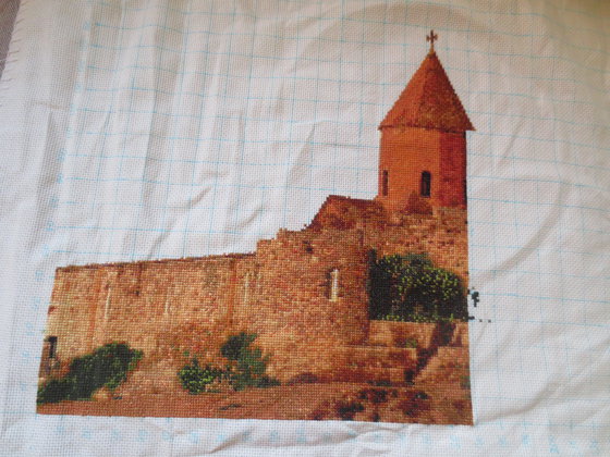 Этап процесса «Ноев ковчег и монастырь Хор-Вирап (Армения)»