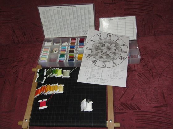 Этап процесса «Часы Белые лилии»