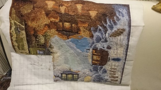 Этап процесса «Подушка времена года»