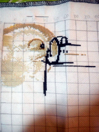 Этап процесса «Аист прилетел»