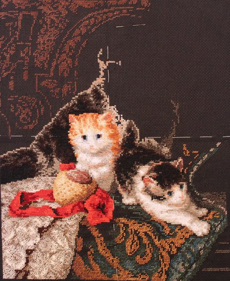 Этап процесса «ОЧАРОВАТЕЛЬНОЕ СЕМЕЙСТВО КОШЕК.»