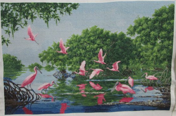 Этап процесса «Розовые пеликаныт (золотое руно)»