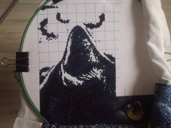 Этап процесса «Кошка от И. Гармашовой. Схема с этого сайта.»